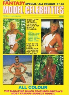 Front cover of Adult Fantasy Model Celebrities No 1 magazine
