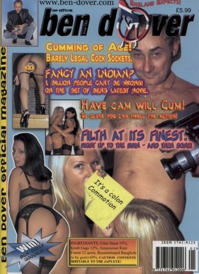 Front cover of Ben Dover Magazine Issue 1