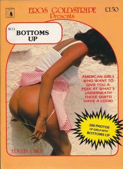 Front cover of Bottoms Up No 1 magazine