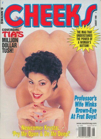 Front cover of Cheeks August 1998 magazine