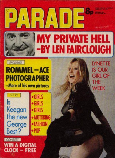 Front cover of Parade February 10th 1973 magazine