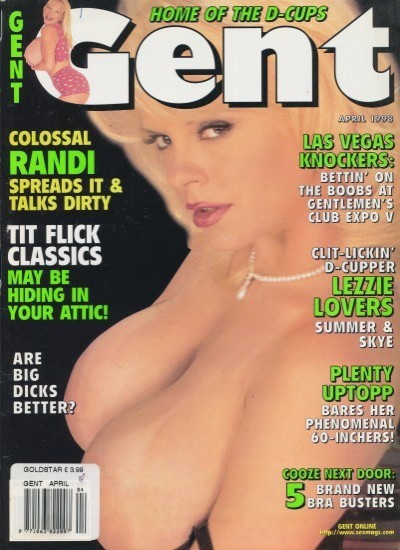 Front cover of Gent April 1998 magazine