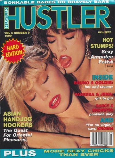 Front cover of Hustler Volume 6 No 9 magazine