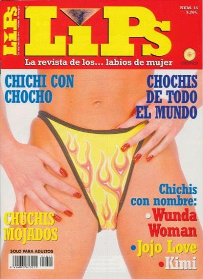 Front cover of Lips No 15 magazine