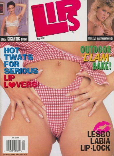 Front cover of Lips January 2000 magazine