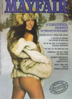 Front cover of Mayfair Volume 15 No 2 magazine