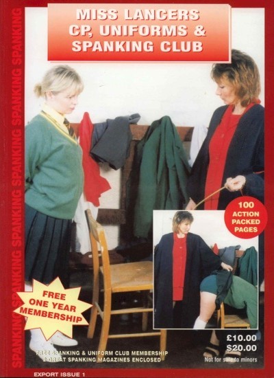 Front cover of Miss Lancers Uniform & Spanking Club magazine