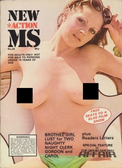 Front cover of New Action MS No 25 magazine