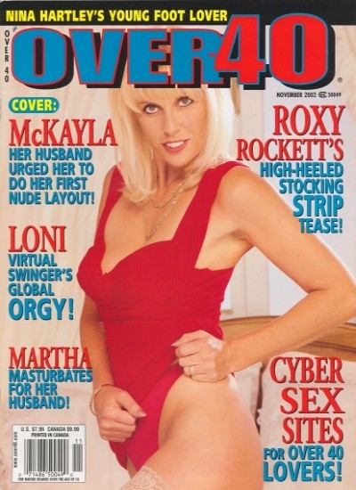 Front cover of Over 40 November 2002 magazine