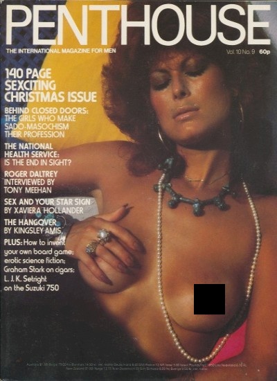 Front cover of Penthouse Volume 10 No 9 magazine