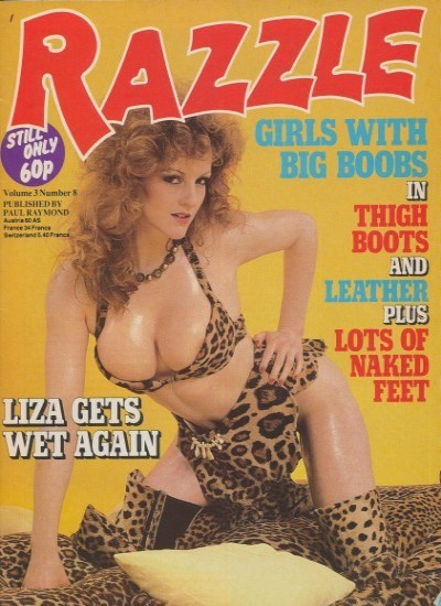 Front cover of Razzle Vol 3 No 8 magazine