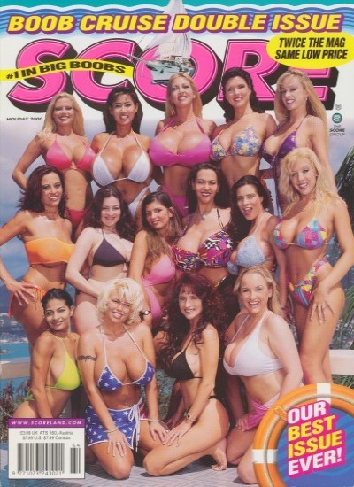Front cover of Score Holiday 2000 magazine