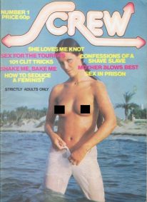 Front cover of Screw Volume 1 No 1 magazine