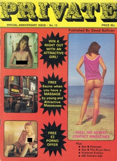 Front cover of Private Issue 13 magazine