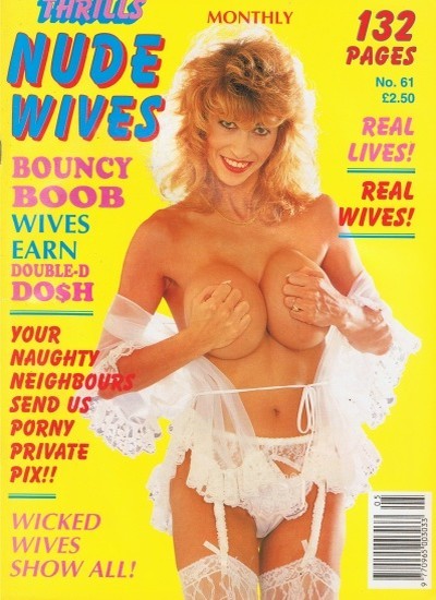 Front cover of Thrills Nude Wives No 61 magazine