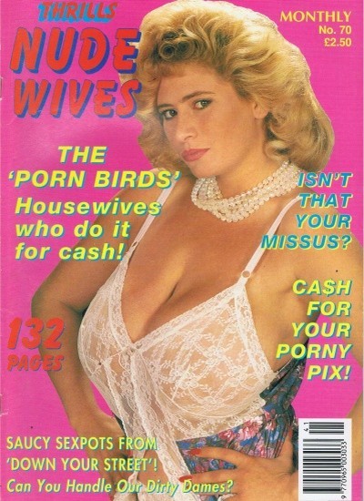 Front cover of Thrills Nude Wives No 70 magazine