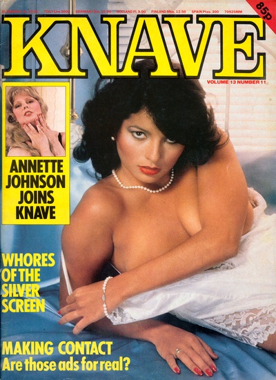 Front cover of Knave Volume 13 No 11 magazine