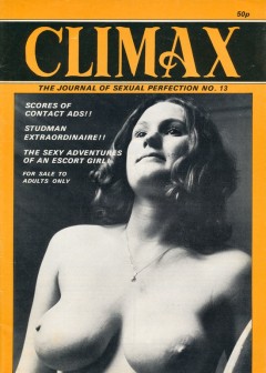 Front cover of Climax No 13 magazine