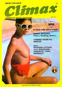 Front cover of Climax No 35 magazine