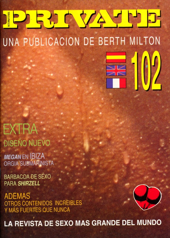 Front cover of Private No 102 magazine