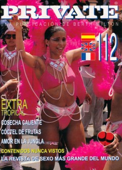 Front cover of Private No 112 magazine